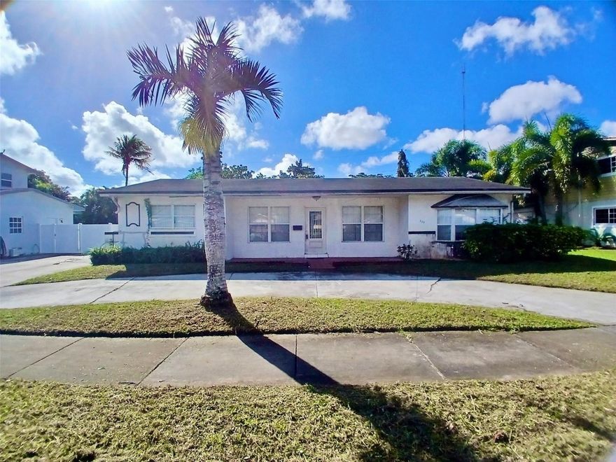 EXCELLENT POTENTIAL for EQUITY! This Home is has an Updated Kitchen with SS Appliances. All Tile flooring through the home. 1 Updated Bathroom, 1 Partially Updated Bathroom, 1 Dated Bathroom. Updated Electrical Panel, AC is 2017. LOTS of Closet Space! This Home has a Unique Layout with 4 Bedrooms and 2 Baths toward the Front of the Home and 1 Bedroom and 1 Bath with Large Living Area and Second Kitchen toward the Rear of the Home- Similar to a Mother-In-Law Suite. The Home does need some TLC including paint and some updating. This is an EXCELLENT OPPORTUNITY for an Owner Looking for Huge Sweat Equity Potential. PRICED RIGHT FOR QUICK SALE!