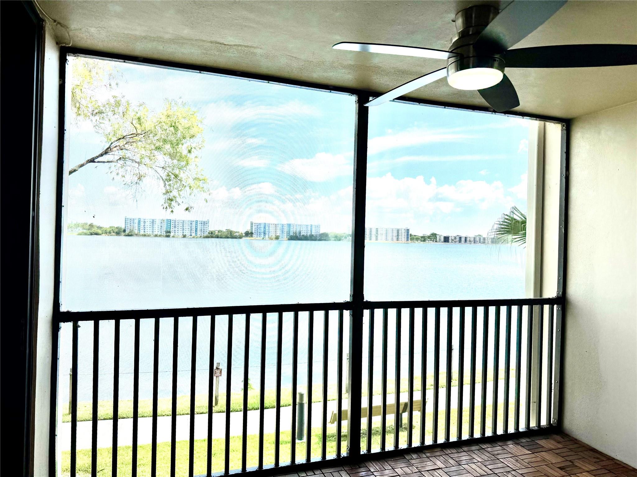 Priced to sell quickly. Extra large (1120 SF) split floor plan. Spectacular views of magnificent Lake Emerald. Pet friendly, 25 pounds or less by breed. Impact windows & doors. Maintenance includes high speed internet and cable. Beautiful kitchen with granite counters. Very LARGE bedrooms, Ideal forever home or the perfect winter rescue. Monthly dues include Comcast's fastest internet and OnDemand for two TVs. Resort living. 3 pools 3 Jacuzzis, 2 saunas, clubhouse, tennis, boating (keep your boat right in front of your patio.) Jog, walk or bike around the lake. Very well equipped 24/7 gym. Lake Emerald is a wonderful place to come home to. Near the Beach, Las Olas, Wilton Drive, the airport & all major highways. 680 credit score required. Can be rented right away. Easy to show.