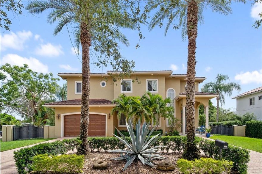 A truly rare find! Custom luxury home built in 2011 with no expense spared. Elegant first in class finishes and distinct design come together in one of the most sought after neighborhoods in South Florida! Being offered completely furnished and professionally decorated with designer pieces and custom artwork! | Virtual 360 Tour Available Upon Request