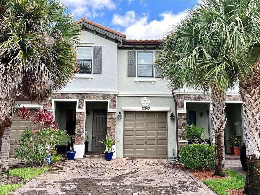 Spectacular townhome with 3 Bedrooms and 3 Bathrooms located in one of Boynton Beache's newest communities. This property boast impact windows and doors, many upgrades, Roof A/C and Appliances are all 4 years old, granite countertops, low maintenance fee ($124 per month) which includes pool, playground, and lawn care. This property is move-in ready (furniture negotiable). All offers to be in by 5:0pm Monday May 23rd.