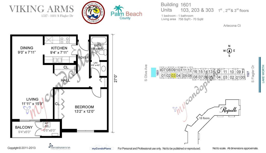 Photo of 1601 S Flagler Drive #303-o, West Palm Beach, FL 33401 (MLS # B26027092)