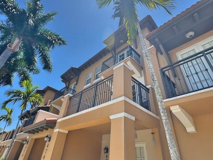Welcome to one of Pembroke Pines most sought-after and beautifully maintained communities! This stunning 3-story townhome offers 2 bedrooms, 2.5 bathrooms, in one of the area's most desirable layouts designed for both luxury and everyday comfort. The oversized master suite feels like a private retreat with its own balcony, and upgraded master bathroom. The second bedroom features its own full bathroom, creating the perfect private suite for guests or family, while the half bath is conveniently located on the main floor. Enjoy multiple formal living and family room areas ideal for entertaining, recessed lighting throughout, and 3 private balconies that create seamless indoor-outdoor living. This home is located in the heart of Pembroke Pines near shopping plazas with quick access to I-75.