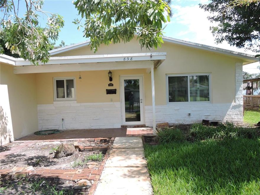 New Windows & Doors up to code. New appliances & A/C.  Fenced yard, lawn service included. Walk to park a block away. Easy access to I-95, I-595, tri rail, US1. Short drive to beach, Air & Sea Port Everglades. Non aggessive breed of dogs welcome.