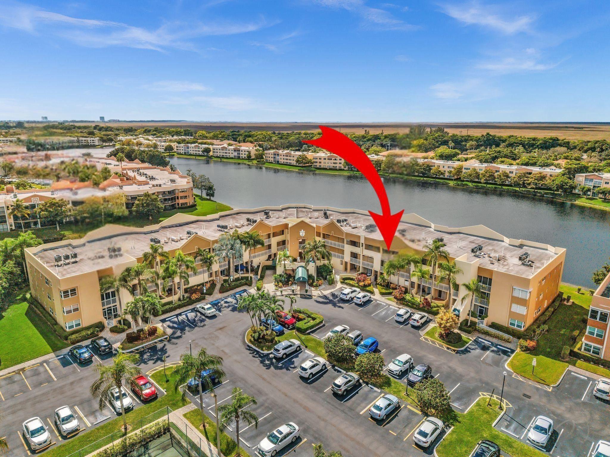 *Rare Find** GORGEOUS OPEN WIDE WATER VIEW* Three bedrooms, two bathrooms in the unique building J at Granville. This lovely home features a stunning waterfront. Tile and carpet flooring throughout the entire house. Large open kitchen overlooking your living/dining room, patio & water view. Lots of Light. Gorgeous open layout & a magnificent split floorplan. Enjoy the water view from your master bedroom. The master suite offers spacious walk-in closets, a private laundry room & storage, and a large private screened balcony. Guard at the gate. Great amenities include indoor & outdoor, a Pool, a Sauna, a Clubhouse, a Theater, a Billiard Room, Free transportation buses, a gym, & more.
