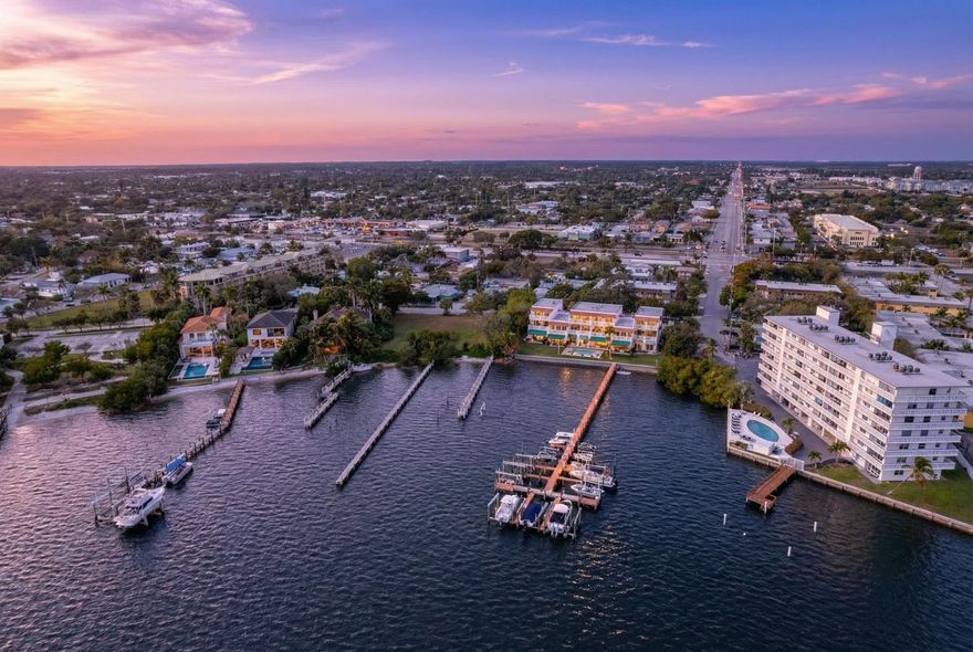 Bring your boat and experience the ultimate in South Florida waterfront living. This rarely available 2-bedroom, 2-bath condominium includes a private deeded boat slip equipped with a 20,000-lb lift and no fixed bridges, placing you just five minutes from direct ocean access. Completely renovated and beautifully furnished with gorgeous, designer-curated pieces, this residence is move-in ready and designed for effortless coastal elegance. Nestled within an intimate 10-unit waterfront community, enjoy expansive water views and a relaxed, boutique setting. Just a short stroll to the beach, the iconic Old Key Lime House, and the charming shops and restaurants of downtown Lantana. A rare opportunity to own a distinctive intracoastal retreat offering dock, lift, luxury, and lifestyle all in one.