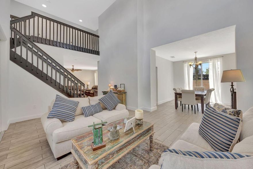 Welcome to this bright and inviting two-story home filled with warmth and charm. All bedrooms are upstairs for privacy while the main level offers open living areas, a spacious kitchen with a breakfast nook, and a separate family room. Enjoy a large fenced yard with an in-ground saltwater pool featuring a new motor, filter, and salt cell. Accordion shutters, two and a half baths, laundry room, two-car garage, and a five-year-old roof add value. Located in a peaceful neighborhood close to top schools, hospitals, parks, shopping, dining, and the Turnpike.