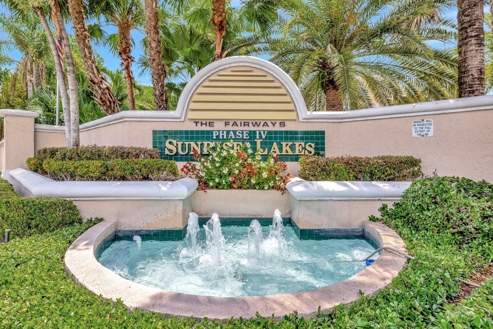Enjoy Luxury Living in Sunrise Lakes Phase IV. This fully remodeled 4th floor unit provides comfort & style. The Kitchen features plenty of cabinetry w/quartz countertops, stainless steel appliances & a breakfast nook. The split-bedroom layout offers privacy, w/a beautiful updated master suite & large walk-in closet. Laundry room has high capacity washer & dryer plus lot of storage. A/C changed 2023. Accordion shutters around all windows. Recently upgraded building w/new roof and elevator. Maintenance include water, cable, & Wi-Fi. Enjoy top-tier amenities like golf, tennis, theater, & game room. Conveniently located near shopping, worship, airports, Sawgrass Mall, and highways. Association has minimum Credit Score & income requirement. EASY TO SHOW.
