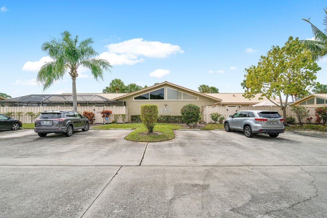 Beautiful 3 Bedroom/2 Bath Single Story home featuring an Expansive Fenced-in Courtyard, situated in the highly sought-after Westwood Gardens of Palm Beach Gardens. The rent covers cable and internet! And yes, pets are allowed. This roomy home boasts Tile Flooring, Vaulted ceilings, a Skylight, modern Stainless Steel appliances, and air conditioning. The Large Private Fenced-In patio area (30x20) is ideal for hosting gatherings with friends and family or simply relaxing in the sun. Your designated parking space is located right in front of your gate, with an extra parking spot just a few steps away. Enjoy the convenience of being just minutes from Alton Shopping Center, dining options, golf courses, and beautiful beaches. Close to the Turnpike and I-95, schedule your showing today!