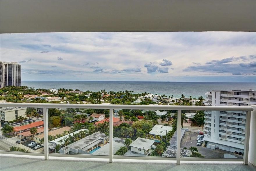 Partially Furnished unit with direct ocean view and balcony facing east. Split bedroom floor plan and stainless steel appliances.  Washer/Dryer inside unit.  Granite counter and huge walk in closet.  Covered parking space plus plenty of guest parking.  Rooftop, gym, pool & easy to showWILL RENT UNFURNISHED - CALL FOR DETAILS