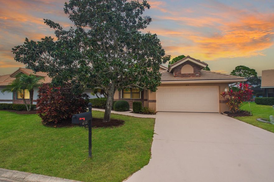 Embrace the ultimate Florida lifestyle in this 3/2/2 home located in the prestigious gated community of Country Club Estates. Perfect for those seeking an active lifestyle, this residence features a fantastic extended covered/screened lanai where you can unwind while enjoying serene lake/golf course views. The interior is designed for both style & function, boasting gas cooking, elegant granite countertops, & durable wood-look tile in most areas. With over 1,800 sqft of living space, the airy split floor plan offers plenty of room to relax or entertain. Accordion hurricane shutters. This all-ages, pet-friendly community puts you minutes from world-class golf & dining in St Lucie West . Don't miss this move-in-ready gem in Presidential Cove! GC 4 POINT ROOF CERT REPORT CONFIRMS 10 YRS REMAINING LIFE - AFFORDABLE HOMEOWNER INSURANCE AVAILABLE.