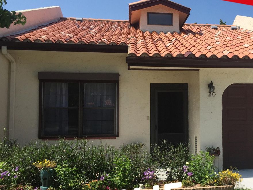 Beautiful community!!! This 2 bedroom, 2 bathroom and one car garage villa has been fully renovated and has an enclosed Florida room. With an open kitchen, the home feels large and spacious. Bright rooms, handicap accessible second bedroom and bathroom. Community has clubhouse and pool! Come see!