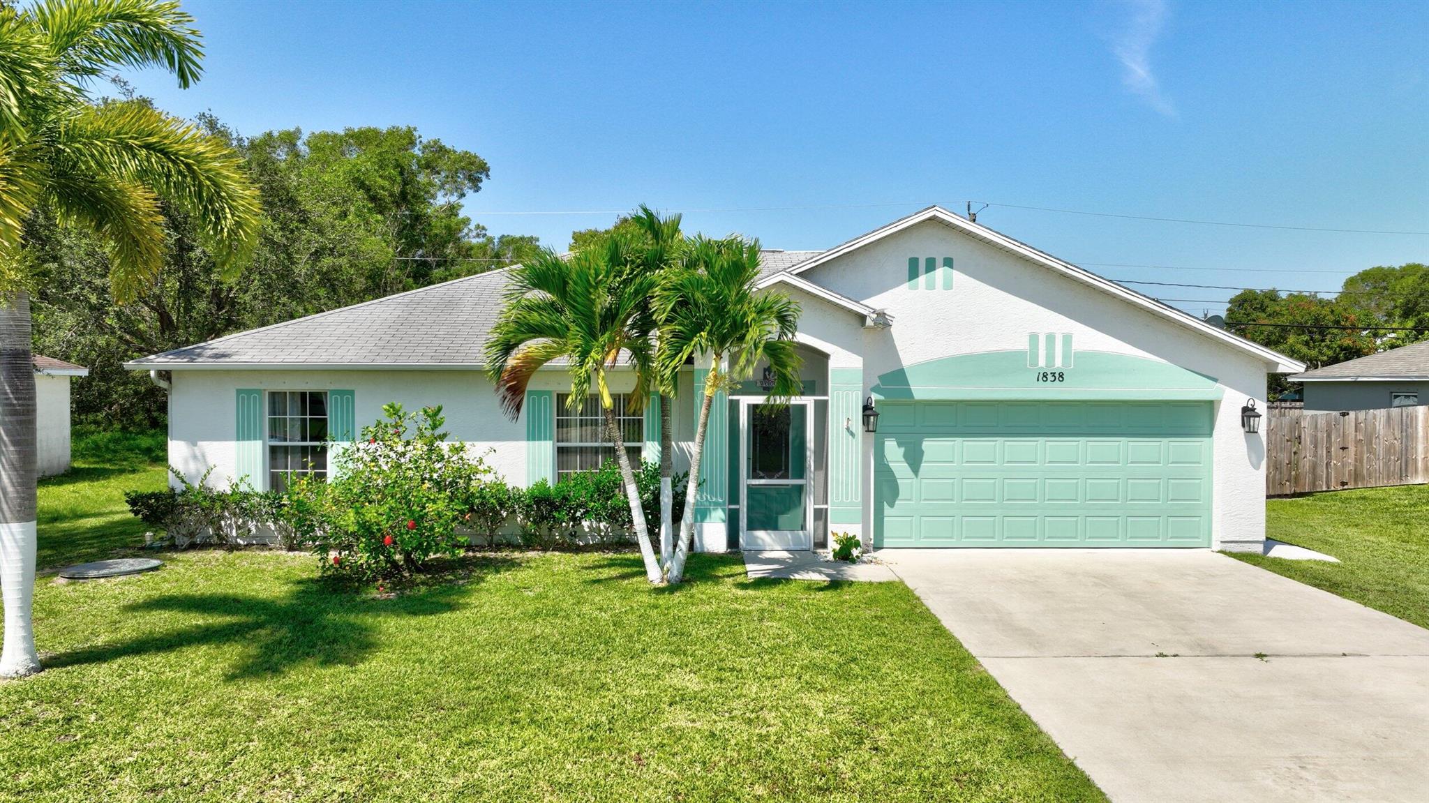 Fully furnished and equipped, one story pool home located East of US-1 is ready to move in for either short term or long term rental. This 2003 built home is just minutes from parkways, beaches, and fine dining & shopping AT St. Lucie West! Home features a heated pool, washer and dryer, screened-in patio and nice size fenced-in backyard! Rent includes lawn care and pool service. Call now for details, minimum 3 months short term. Ask agent for details on availability of short term rentals.