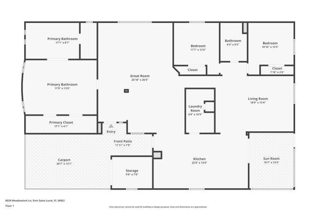 Photo of 8029 Meadowlark Lane, Port Saint Lucie, FL 34952 (MLS # R11165609)