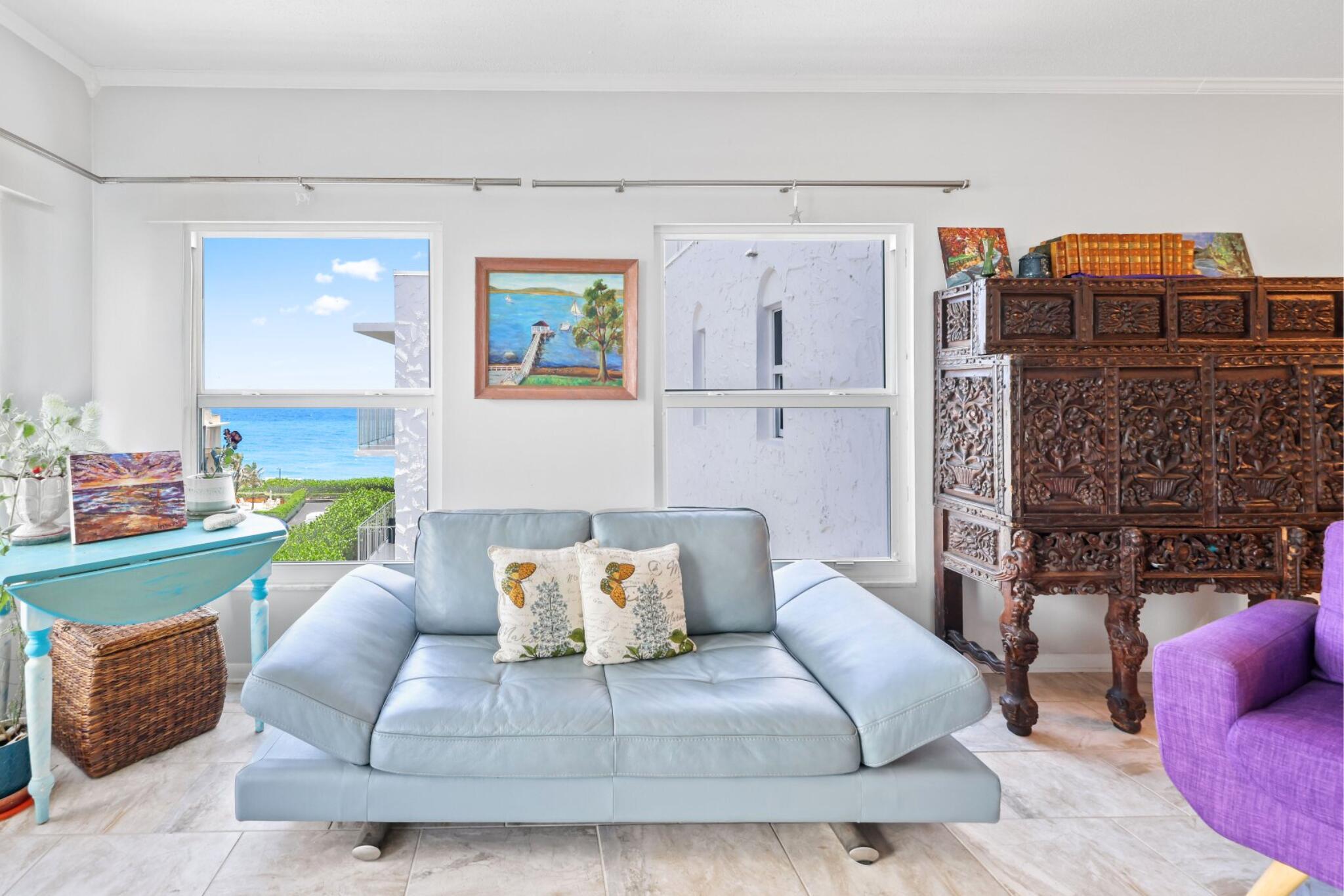 WELCOME TO THE BEST PRICED PENTHOUSE IN PALM BEACH! Enjoy Stunning Water Views from Every Room in This Beautifully Renovated 2 Bedroom / 2 Bathroom Unit. Boasting Nearly 1,200 SqFt, Spacious Rooms, Updated Kitchen, Bathrooms, and Flooring, Impact Windows & Doors, and an ADA Accessible Guest Bathroom. Water, Cable & Wi-Fi Included. Located Minutes from the Luxury Shopping, Fine Dining & Vibrant Nightlife of Palm Beach Island, Downtown West Palm, and Delray Beach. Walking Distance to The Lake Worth Pier and The World-Renowned EAU Resort & Spa. Less Than 15 Minutes to Palm Beach International Airport. Amenities Include a Renovated Lobby, Heated Pool, Community Room, His & Hers Saunas, Private Beach Access & More! DEALS LIKE THIS DON'T COME AROUND OFTEN - Schedule Your Private Showing Today!