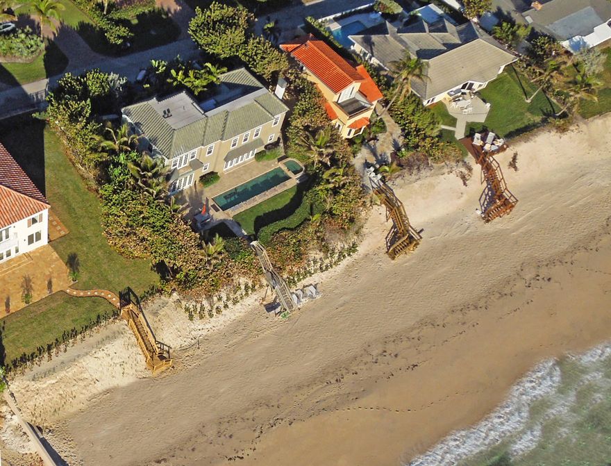 This beautiful original 1924 Mizner-style oceanfront beach home has a long history of being photographed and painted, and during it's almost 90-year history has been occupied by only 2-owners. Recently painted and renovated, this home has retained the charm, look, design and feel of the original property, and offers the uniquely discriminating buyer an opportunity to own a piece of history while providing the very best in oceanfront, single-family living.  Located on quiet, historic Anna Street, this 3,000SF two-story, 3-BR/3BA home retains the look and feel of the original home that attracted artists and photographers trying to capture its beauty.