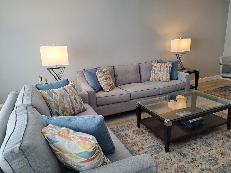 Gorgeous, Super Clean Furnished 1 Bed / 1.5 Bath Condo - Available January 21, 2026Utilities & Internet Included | 55+ Community.Enjoy coastal living in this beautifully renovated condo featuring all-new furniture and high-quality finishes throughout. This bright and inviting renovated condo offers a spacious layout and a screened patio overlooking the clubhouse, garden, and peaceful Intracoastal views.Located just minutes from the beach, marina, restaurants, and shopping, this condo provides the perfect blend of comfort and convenience.