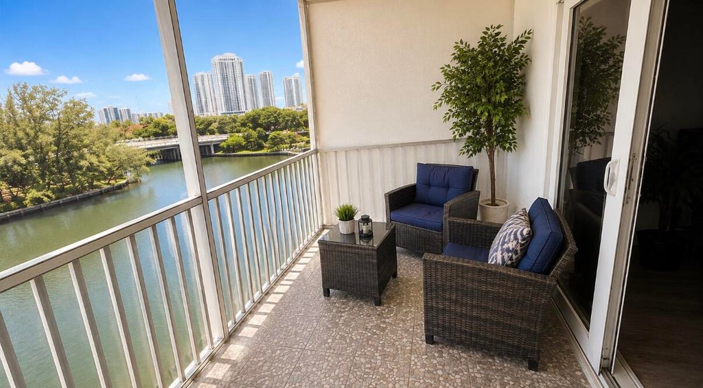 Photo of 300 Diplomat Parkway #514, Hallandale Beach, FL 33009 (MLS # B26074306)