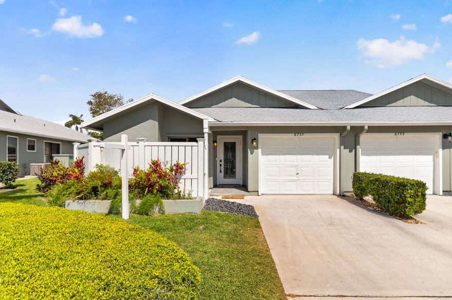 Step into effortless Florida living in this fully renovated villa tucked inside the desirable Heritage Ridge community. Every detail has been thoughtfully upgraded, creating a move-in-ready home that feels fresh, modern, and worry-free from day one. At the heart of the home is a stunning, brand-new kitchen designed to impress. Crisp white shaker cabinetry, elegant quartz countertops, and stainless steel Whirlpool appliances come together to create a clean, sophisticated space. The convection oven with built-in air fryer adds both convenience and versatility, perfect for everyday meals or entertaining guests. Beyond its beauty, this home offers true peace of mind. Major improvements have already been completed, including a new roof, air conditioning... (see supplement for full remarks) Step into effortless Florida living in this fully renovated villa tucked inside the desirable Heritage Ridge community. Every detail has been thoughtfully upgraded, creating a move-in-ready home that feels fresh, modern, and worry-free from day one.  At the heart of the home is a stunning, brand-new kitchen designed to impress. Crisp white shaker cabinetry, elegant quartz countertops, and stainless steel Whirlpool appliances come together to create a clean, sophisticated space. The convection oven with built-in air fryer adds both convenience and versatility, perfect for everyday meals or entertaining guests.  Beyond its beauty, this home offers true peace of mind. Major improvements have already been completed, including a new roof, air conditioning system, hot water heater, interior paint, screening, and refreshed landscaping, allowing you to simply move in and start enjoying.   Wake up to tranquil golf course views from the main living areas and primary suite, where natural light and lush greenery create a calm, inviting atmosphere. The expansive wraparound screened patio is ideal for morning coffee or evening relaxation, offering front-row views of the course in a private, breezy setting.  A thoughtfully designed split floor plan ensures comfort and privacy for both owners and guests. The guest suite opens to its own secluded patio, creating a perfect retreat for visitors.  Whether you're looking for a full-time residence or a seasonal escape, this home delivers the ideal balance of low-maintenance living, scenic surroundings, and modern upgrades, all within one of the area's most sought-after communities.  Homes with this level of renovation and location rarely last. Schedule your showing and experience it for yourself.  All information provided is believed to be reliable; however, it is not guaranteed and is subject to errors, omissions, and changes without notice. Buyers should independently verify all information. All measurements are approximate estimates.