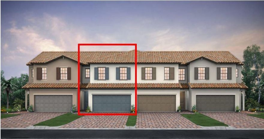 Brand new and upgraded townhome in The Fields by DiVosta Homes. Upgraded kitchen and tile flooring throughout first floor. Upgraded Kitchen and Baths. All Impact Windows and Doors.  Community features two Resort Style Club Houses
With Gyms, Pools with Splash Pad and tot lots for kids.  Estimated Delivery of January 2021.