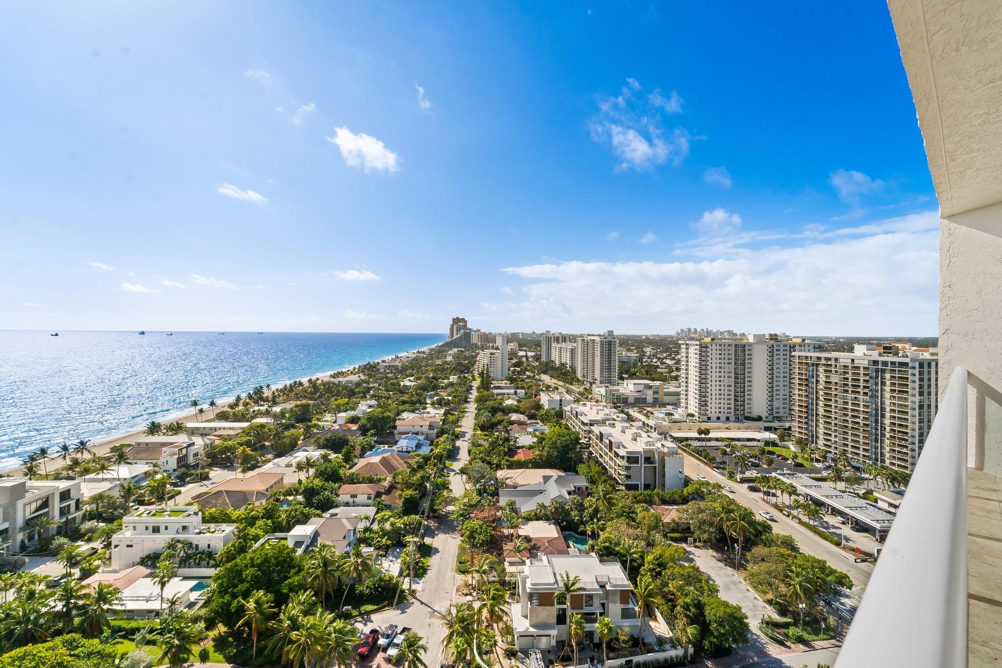 NEWLY RENOVATED Oceanfront home. Sunny Southeast Ocean views. All day sun. Open kitchen concept. Bedrooms are en-suite. Wood floors in main bedroom. Custom walk-in closets. Surround sound throughout. High impact windows and doors. Two balconies with intracoastal, ocean and direct ocean view. Private elevator to your condo. Can easily convert to 3 bedroom. L’Hermitage is one of South Florida’s premier resort-style luxury condominiums, offering 10 ACRES OF OCEANFRONT/BEACHFRONT property, 2 tennis courts, 2 pools, 2 spas, FULL POOLSIDE RESTAURANT with full BAR, daily happy hour, event room, fitness, massage rooms, sauna, steam room, gated complex, concierge, attended beach, beach cabanas, BBQ, pet park. Strong reserves. Amazing walkability, pets ok. Minutes to Las Olas and the FLL Airport.