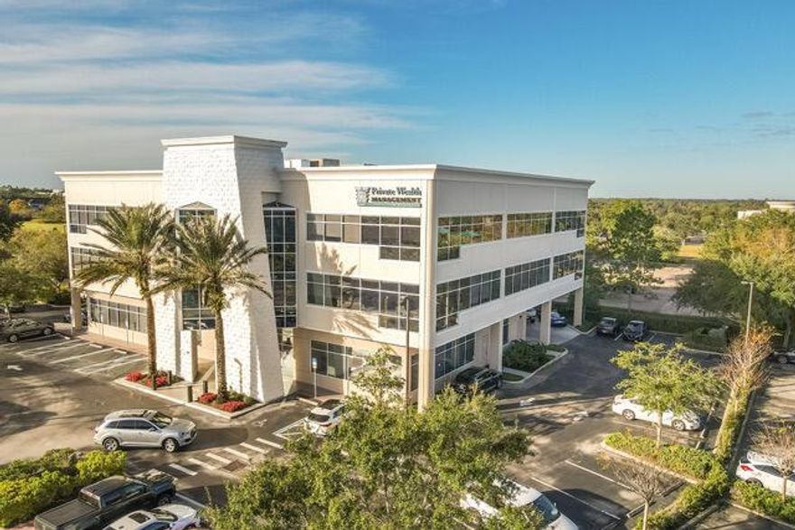 Class A Professional Office Building in the heart of Lake Mary, FL.  Prime location on intersection of HE Thomas and International Parkway.