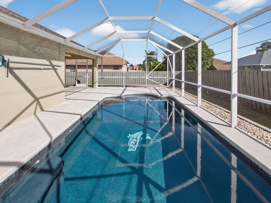 Don't miss this turnkey perfection quality-built home showcasing a sparkling pool with custom mosaic fish inlays & interior upgrades galore! Original owner!! Features include granite surfaces throughout, porcelain 18x18 tile in main areas, carpet in primary suite, and Pergo floors in guest rooms. Gourmet kitchen offers island, double oven, LG dishwasher, Samsung refrigerator, soft-close drawers, and 42'' crowned cabinetry. Primary bath has dual showers and rain forest!! Dual sinks! Designer lighting, 6 ceiling fans, crown molding, in-wall pest system, & alarm system! Fully fenced yard with plenty of room to play. Whole-house generator, 500-gal buried propane tank, 2023 LG washer/dryer, AC motor 2021. Minutes to Tradition, shopping, 95 and Tpke!! Beautifully maintained home, move in ready!