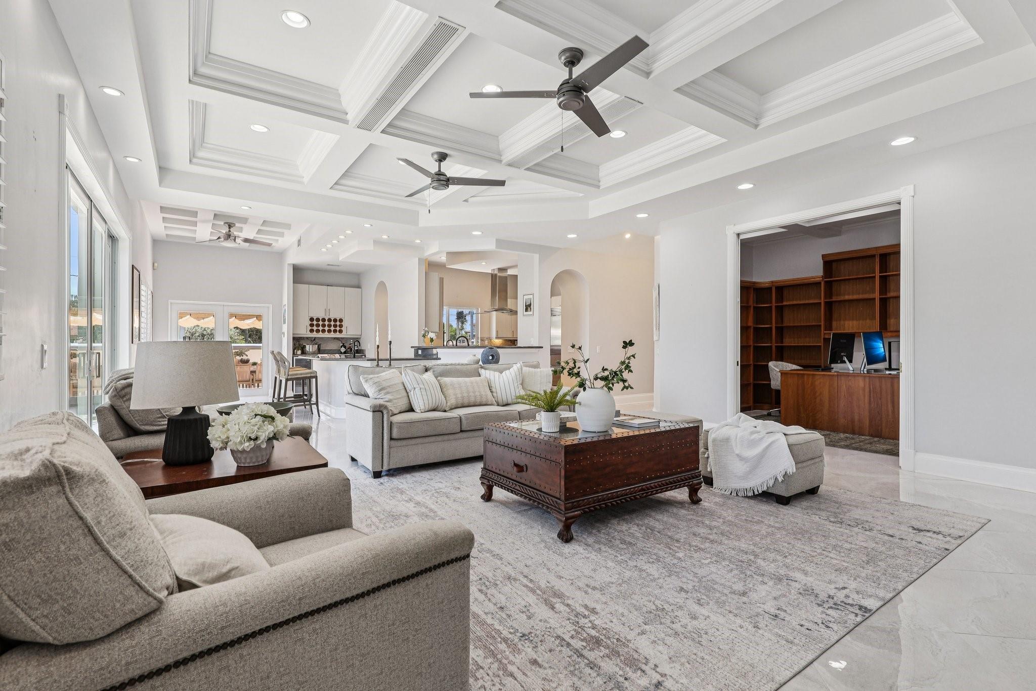 285 Feet of waterfront!! Ocean Access Point Lot with NO FIXED BRIDGES!! 5 Bedrooms with 5.5 Baths located in prestigious Lighthouse Point / New Metal Roof 2024 / New 150' Composite Dock 2023 / New 20K Pound Boat Lift 2023 / New Water Heaters 2024 / Kitchen Updated 2025 / New Landscape and Sprinkler System updated 2024 / Some updated bathrooms 2025 / Two A/C replaced and the rest serviced 2025 / New Pool Heater 2024 / Electrical Panel updated 2024 / Some new lighting and finishes recently updated / Hurricane Impact Windows and Doors / Newly renovated Mother-in-Law suite with a full kitchen along with updated finishes and appliances. Professionally decorated and designed to create warmth and comfort. Move right in and bring your water toys!!