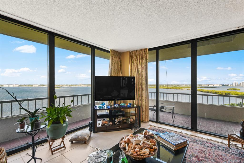 GREAT 2 BEDROOM, 2 BATH UNIT ON THE 14TH FLOOR WITH VIEWS OF BOTH THE OCEAN AND INTRACOASTAL WATERWAY. Available starting November 1, 2019 through and including May 31, 2020, Completely updated unit with open kitchen, porcelain tile throughout unit, granite countertops, stainless steel appliances. Fully furnished with separate dining room area. King bed master BR & 2 full size beds in Guest BR. Master bath has separate jacuzzi tub & walk in shower. TV's in all rooms. Cable and internet included. Water Glades amenities include a new clubhouse overlooking the Ocean, 2 heated pools, 4 tennis courts, gas barbeque grills, shuffle board, putting green, fitness facility in lobby, 2 private beach .walkovers with 1,200 feet of private beach and 24 hour manned security gate.