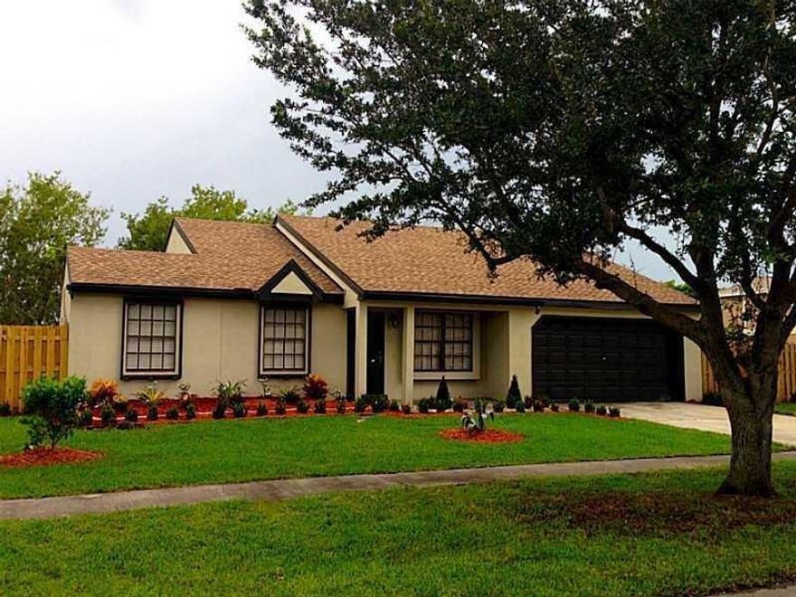 Gorgeous & spacious home in Weston city lines. 3 bedroom Plus 1 office/den that can be used as 4th bedroom. Tile floors throughout. Stainless Steel appliances and granite counter tops. large fenced in back yard with lake view. A rated schools. Your Family will love this home. Show and rent!