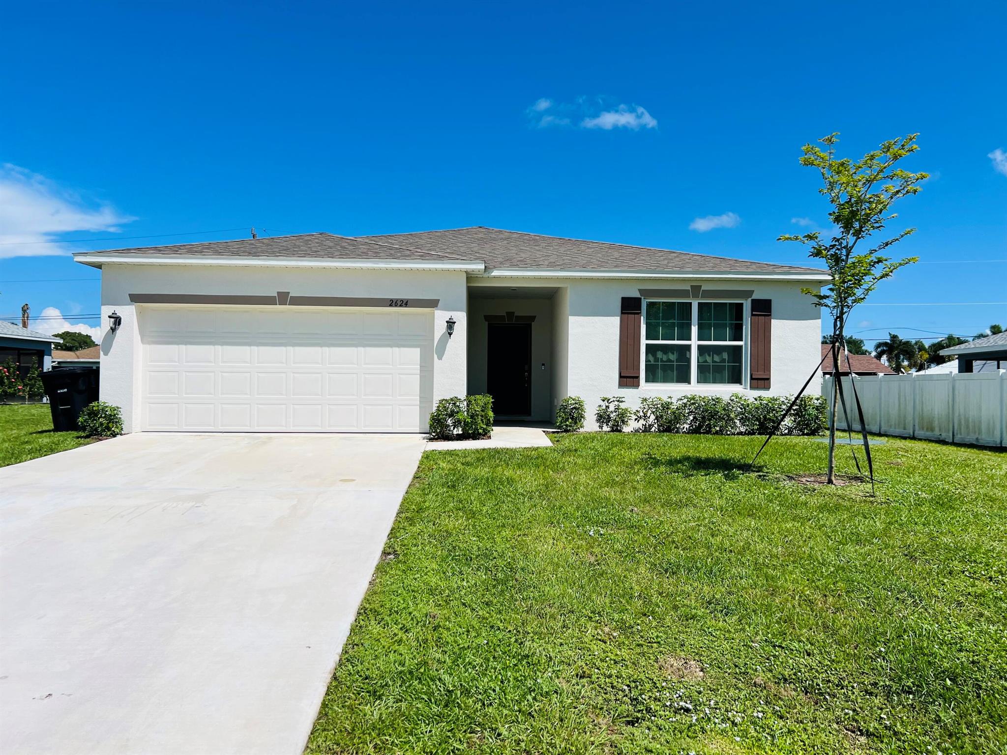 Come and live in this beautiful 4-bedroom, 2-bathroom, 2-car garage home!** This nearly-new property features tile flooring throughout and granite countertops. It is located in an excellent area close to schools, shopping centers, and restaurants. Pet-friendly!