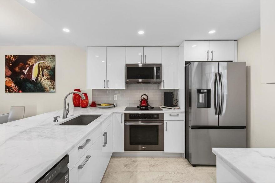 Welcome to this beautifully updated 2-bedroom, 2-bath corner residence in the desirable Village Royale on the Green. This exceptionally bright corner unit has been freshly painted and features full impact windows, light grey tile flooring throughout, and abundant natural light.

The open living and dining areas lead to a screened patio with community and pool views, ideally located just steps from the satellite fitness center and pool. Select furnishings may be negotiable.

Village Royale on the Green is a well-maintained 55+ community offering two swimming pools, fitness center, tennis courts, shuffleboard, bocce, clubhouse amenities, BBQ areas, and security patrol. Conveniently located in East Boynton Beach, close to shopping, dining, and just 5 minutes to the beach.