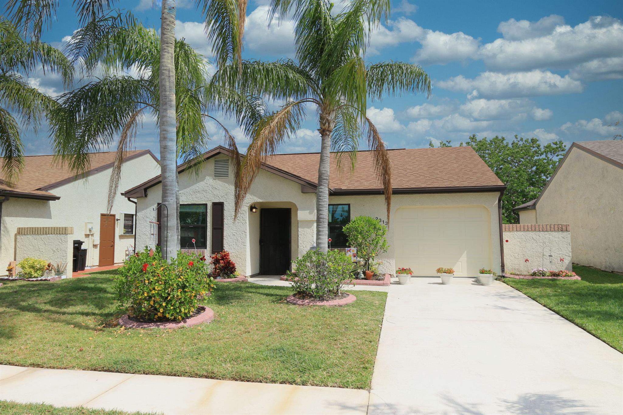 ROOF 2016 , IMPACT WINDOWS AND DOORS. Newer AC and Ductwork. 2 Bedroom with DEN. Beautiful Curbing Around Gorgeous Landscaping. Gated Community with 125 Homes. Community Pool. Screened, Coverd Patio Extends Almost The Length of Home. Very Generous Back Yard. Tile Floors. This Home is Conveniently Located to Shopping, Entertainment and Beaches.