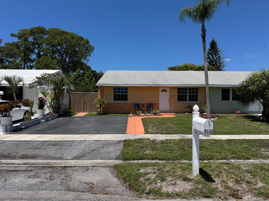 No HOA!!!Move-in ready, beautifully maintained, and thoughtfully updated home with upgrades completed throughout the years. The property features modernized bathrooms (approx. 4 years old), a newer A/C system (2024), updated breaker panel (2024), and water heater (2016). The kitchen was renovated in 2019 and includes stainless steel Samsung appliances along with a portable island for added functionality. The spacious primary suite offers a mini walk-in closet, while the home also includes an interior laundry with Hotpoint washer and dryer from 2025. Enjoy outdoor living with a private patio that includes additional storage space. The property is fully equipped with storm shutters for peace of mind. Additional upgrades include updated windows, ceiling fans, and a newer hot water system.     designed for comfort—this home is a must-see!