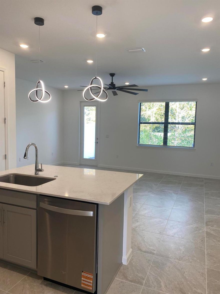 Be the first to live in this BRAND-NEW community located just off I-95 in Stuart. Complete with window treatments a 72'' fan in the living room, this unit is in the best location off the river and steps away from the pool!!! Model decorated a MUST SEE. Located off the St Lucie river, so brings your kayaks. ALSO Includes WIFI