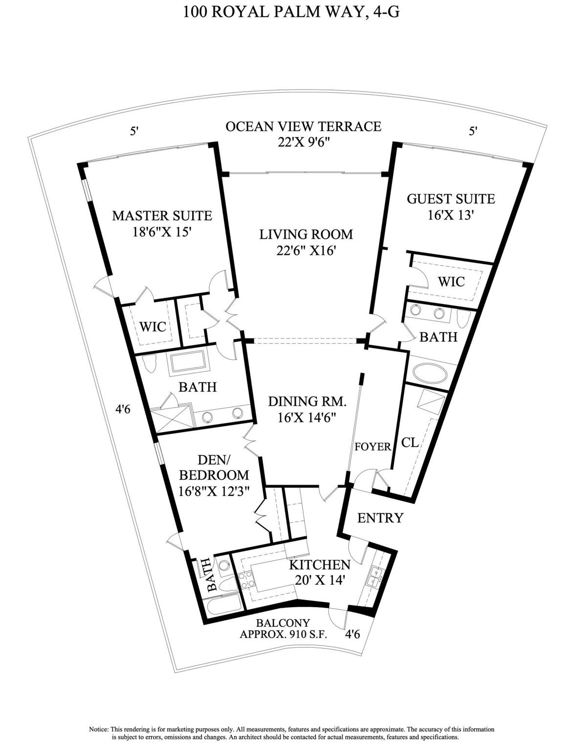 ONE ROYAL PALM WAY COND D - Residential