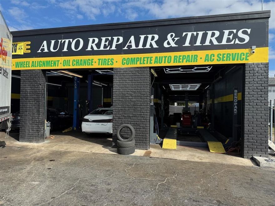 Turnkey opportunity to acquire a 40-year established mechanic and alignment shop located on high-traffic Federal Hwy in Hallandale Beach. Under new ownership added Tires to business name, this fully operational auto service facility generates approximately $100,000/month in gross revenue with reported net profits $40,000/month. Includes over $150,000 in equipment: alignment machine, lifts, tire machines, balancer, compressors, tools. Fully remodeled 2,332 SF building situated on an 8,000 SF lot with outdoor storage. Lease terms are $9,500/month NNN with 5 years remaining.Offered at $650,000 for a quick sale. Seller financing available with 50% down. Owner will provide 30 days of training to ensure a smooth transition.Confidential sale – Do not disturb employees.