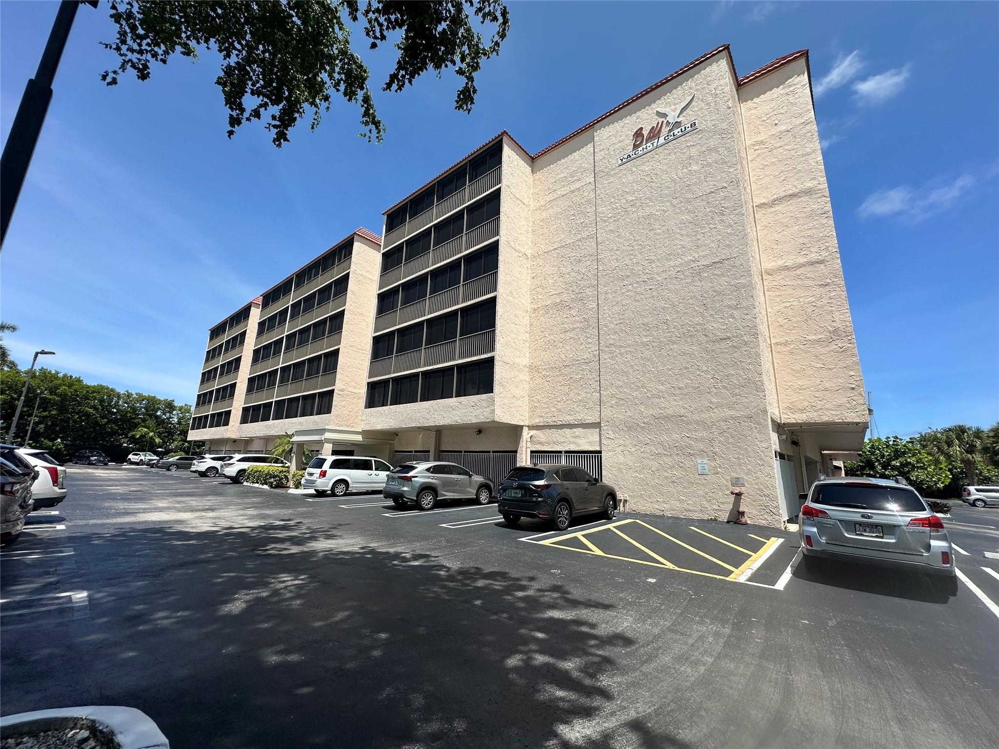 Welcome to the Bay Yacht Club in Pompano Beach. This One Bedroom and One bath can be yours to remodel to your own taste. A/C is 2016 and W/H is 2013. Washer/Dryer in hallway on every floor. Buy this Condo and have possible access, if available, to the Dock, which is available to owners of condos in this building. The building is on Santa Barbara Lake with direct access to the Ocean. No fixed bridges to contend with. This Location has everything to offer. The Beach, restaurants, shopping are all walking or biking distance.
