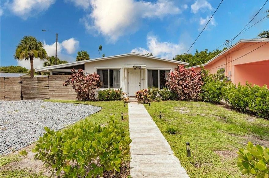 Charming 3BR/2BA single-family home in Dania, just minutes from the beach! Enjoy a spacious layout with stainless steel appliances, island kitchen, in-unit laundry, fireplace, and hurricane impact windows. Relax in the hot tub, on the screened-in porch, or in the hammock under the shade. Large backyard perfect for entertaining. Ample parking. Furnished for your convenience—move right in and start enjoying coastal living!