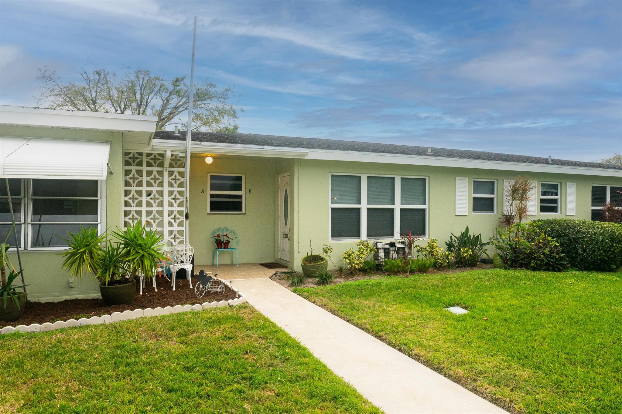 Welcome to your charming 1-bedroom, 2-bathroom villa in the highly sought-after High Point, a vibrant 55+ active adult community in East Boynton Beach. This single-story home offers a bright and spacious living area with plenty of natural light, a generously sized bedroom with ample closet space, and gorgeous built in cabinetry. Step outside to your cozy private patio, perfect for enjoying Florida's beautiful weather. High Point offers lushly landscaped grounds and exceptional amenities, including a clubhouse, pool, gym, and a calendar of social activities to suit every interest. Ideally located located just minutes from pristine beaches, shopping, dining, and downtown Delray Beach, this villa provides the perfect balance of comfort, convenience, and community. Schedule a tour today.