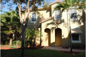 Freshly remodeled, this Palm Beach Gardens, FL, townhome has 2 bedrooms,an enclosed Den, 2.5 baths, garage, and offers 1461 square feet of living space. This lovely townhome boasts fresh paint, ceiling fans, carpet, tile floors, and a gorgeous kitchen with granite countertops, stainless steel appliances, gorgeous wood cabinets, and a balcony with a beautiful view.Providing both excellent quality and value, this professionally managed and maintained home is available to view. Apply today-Additional HOA approval may be required.