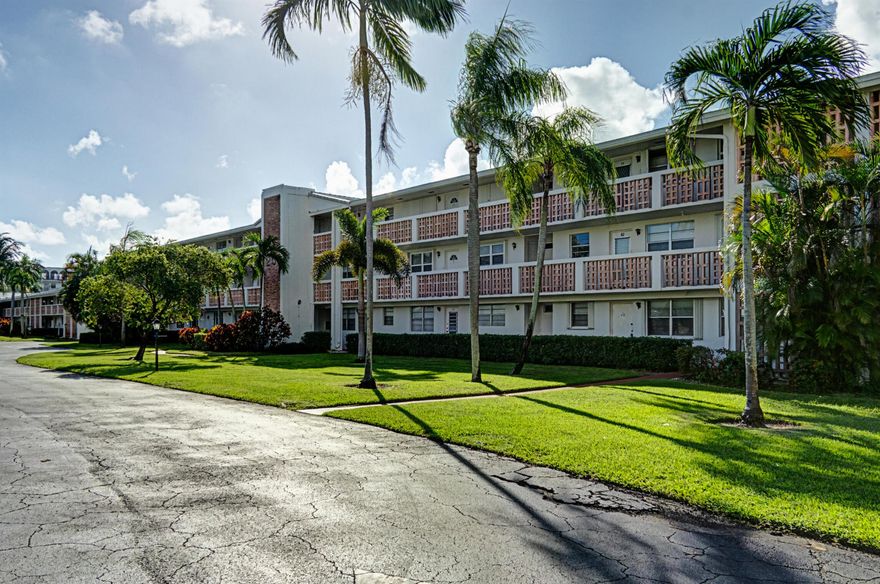 Priced To Sell! This Well Kept 1 Bedroom and 1 Bath Condo Located Within An Active 55+ Adult Community. Is In Walking Distance To Downtown Boca And The Beach. Located On The First Floor This Unit Offers Central A/C, Updated Electrical Panel, An Open Living Space With Laminate Flooring And A Primary Bedroom, With Access To A Screened In Patio For Year Round Comfort Providing  Convenient Access To Assigned Parking, Additional Storage Closet on 3rd Floor, The Amenities Include A Clubhouse with Internet Access, Pool, BBQ Area And Shuffleboard Courts. Don't Miss This Opportunity To Experience Downtown Boca Living For A Fraction Of the Price.