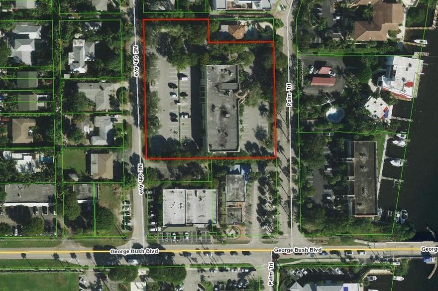 Spectacular Development Opportunity To Build 11 Luxury Homes Designed By Delray's renowned Richard Jones Architecture.Each Home Roughly 3600 sq. ft. Under Air, including Lanai, Pool, Balconies, Two Car Garage.                                              Site is recently platted, lots are 50 x 150, on the last sizeable building site in rapidly booming George Bush, Palm Trail Intracoastal neighborhood.