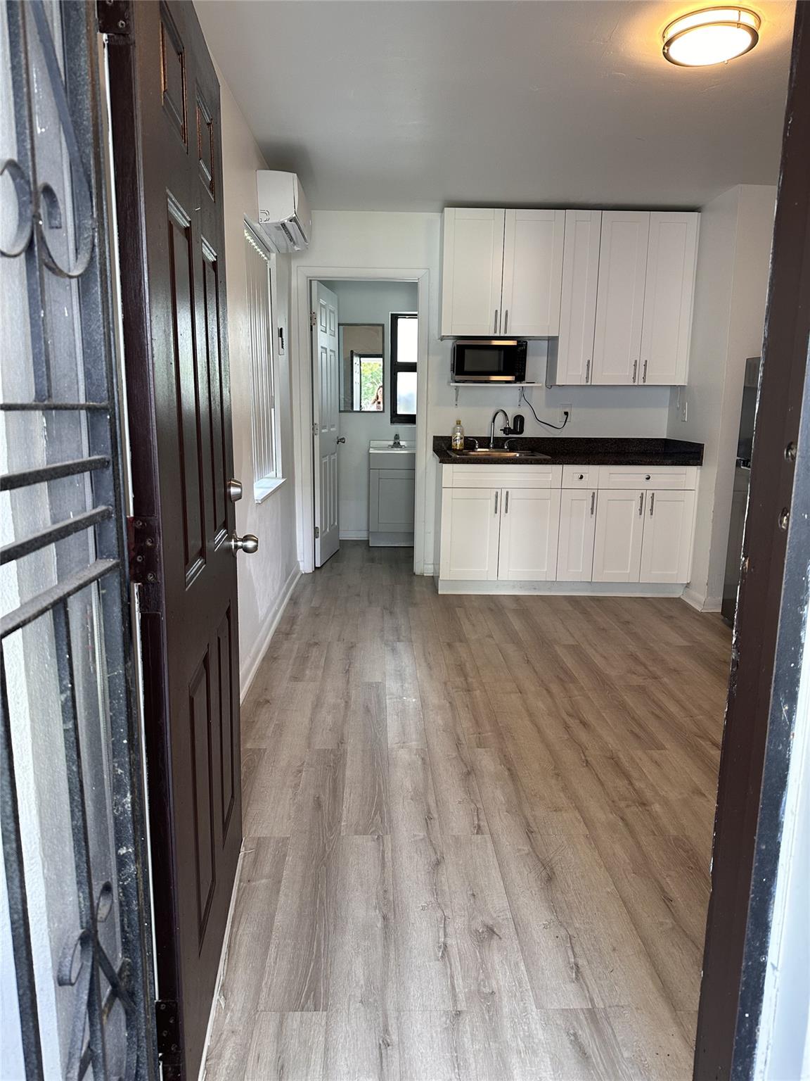Completely remodeled studio apartment. Fenced in yard , well lit with security cameras. Available to move in immediately. Rent includes water, electricity, trash pick up, landscaping and Internet. Centrally located to I-95, Bal Harbour, Wynwood, Miami Beach and Miami International Airport. Move in requirements Background check,Proof of income $3000+ monthly income, First month plus 1 month security deposit.