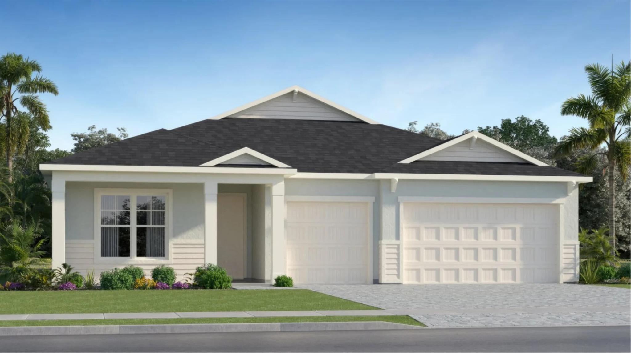 Exclusive to active adults 55+ and better! This single-story home offers an open living design joining the Great Room, dining room and kitchen for low-maintenance living. The Great Room opens easily to a covered patio for outdoor leisure while a den and two bedrooms offer versatility. The owner's suite includes an en-suite bathroom with a Roman tub, perfect for relaxing.Prices, dimensions and features may vary and are subject to change. Photos are for illustrative purposes only.