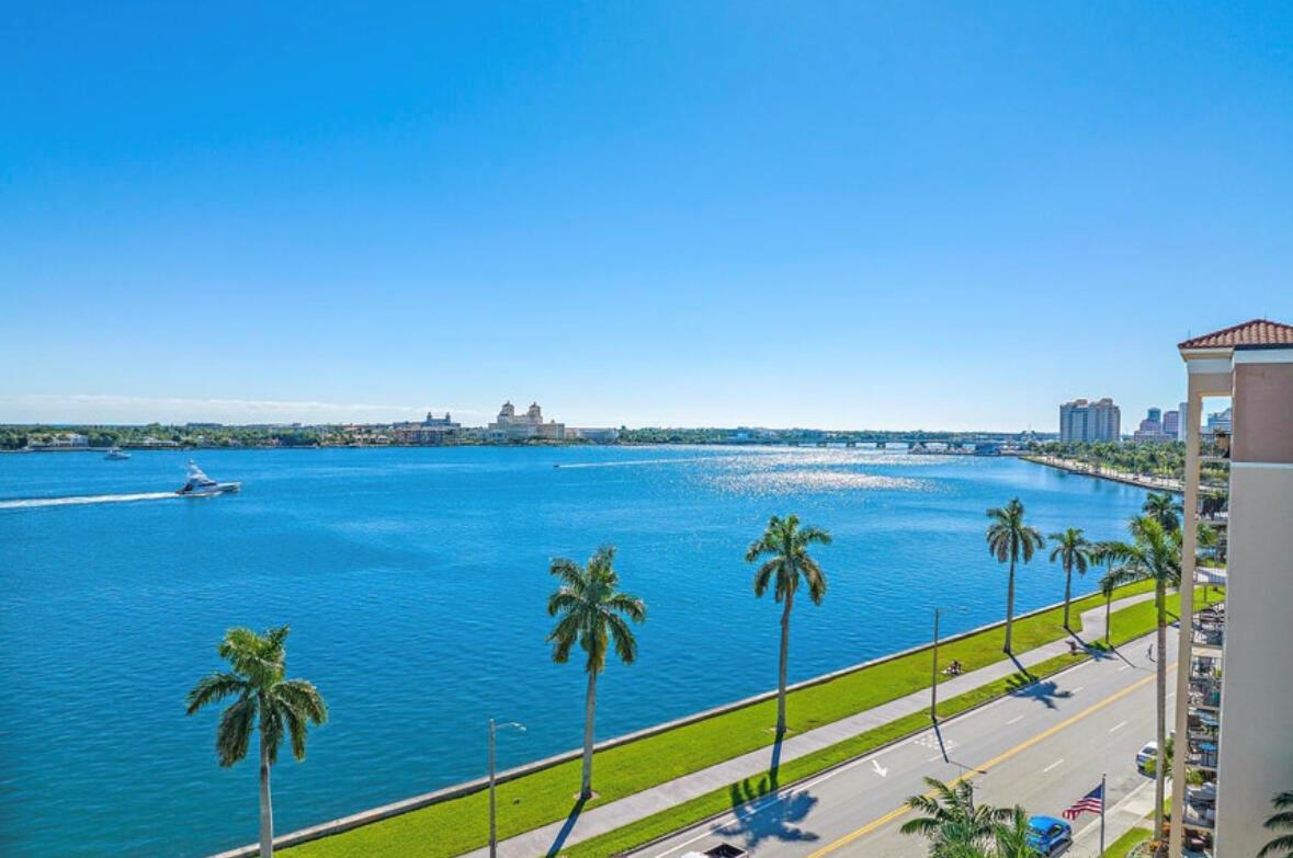 Welcome to South Florida living at its best! Flagler Pointe is one of the most desirable buildings along the West Palm Beach waterfront. The location of this unit is unsurpassed with absolutely phenomenal direct water views and breathtaking sunrises. Tranquility and piece of mind are found when entering this 6th floor 2/2 with a secure gated parking garage complete with front desk concierge. The pool, jacuzzi, and outdoor area is thoughtfully designed for relaxing with friends and family. The proximity to downtown restaurants, entertainment and the West Palm Beach Airport is highly desirable. All new flooring in the bedrooms and fresh paint upon move in! Watch the Yachts go by from your private balcony as you sip your morning coffee. Available as early as 12/15/23.