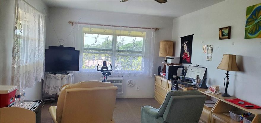 Great opportunity to own this affordable 1bed/1bath condo conveniently located in East Pompano Beach. Corner unit features all impact windows and a great view from the living room and the bedroom. All ages welcome, INVESTORS FRIENDLY, it can be rented right away. All furniture included in sale.