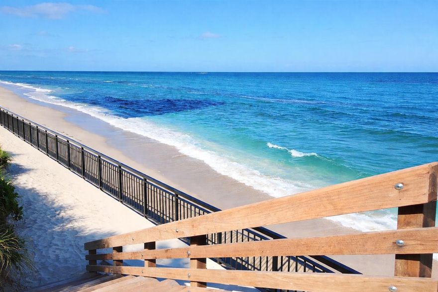 Photos coming soon! Panoramic ocean and intracoastal views surround this 24th-floor corner residence, offering eastern, northern & western exposures and fabulous sunrise-to-sunset views. Ideally positioned just below the penthouse, this premium tower location provides both privacy and sweeping water and island scenery. Located on the quiet north end of Singer Island, with convenient access to PGA Blvd for world-class shopping, dining, and entertainment, this spacious condominium features a sprawling floor plan with 3 bedrooms and 3.5 bathrooms. The residence was thoughtfully updated in 2023 with a brand-new kitchen redesigned to create an open-concept living space ideal for entertaining. Highlights include custom white cabinetry, quartz countertops, two refrigerators & oversized island. >> Floor-to-ceiling hurricane impact glass windows highlight the stunning water views from every window. Additional features include a double-door front entry, a full laundry room in the unit, and a large private storage closet conveniently located in the hallway just outside the front door. Marble flooring flows throughout the main living areas and primary suite, while the guest bedrooms feature beautiful wood flooring in a coastal color palette. An expansive 447-square-feet of wraparound balconies for outdoor living, protected by accordion storm shutters. Brand new A/C has just been installed! Water heater is 2022. Featuring only 3 units per floor, this luxury oceanfront tower has undergone extensive renovations both inside and out, including a new seawall and a raised lower sun deck with beach sand and lounge chairs overlooking the ocean. Residents also enjoy a fabulous tropically landscaped pool area with open and shaded seating, spa, 24/7 manned security gate, updated lobby with front desk attendant, fitness center, community room with library, game room and on-site property manager. All special assessments have been paid by the seller. Offered fully furnished turnkey or unfurnished, the choice is yours. Welcome home.