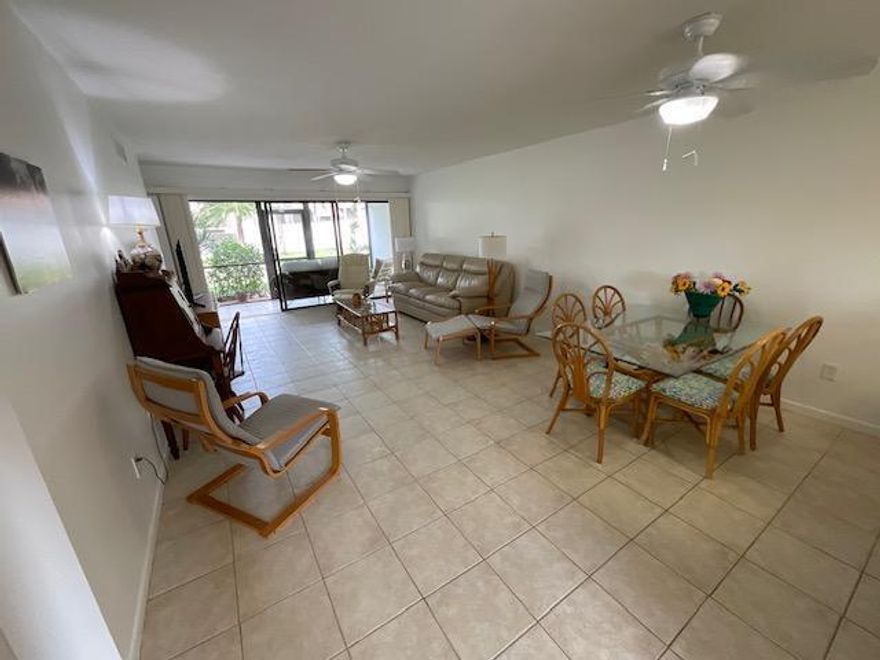Welcome to this inviting condominium at 1600 NE Dixie Hwy #13-107 in Jensen Beach, FL. This charming first floor unit is a comfortable living space with plenty of natural light. Enjoy the convenience of an open kitchen, large bedrooms, and a private patio leading out to a garden area. Located on the St. Lucie River with direct access to the Atlantic Ocean, the community features amenities such as boat docks, large pool, clubhouse, game room, work shop, and ice station. Located close to shopping, dining and beautiful beaches, this property provides a wonderful coastal lifestyle. HOA includes insurance, water, internet, cable tv, and grounds maintenance. This is a must see for anyone, especially boaters and anglers!