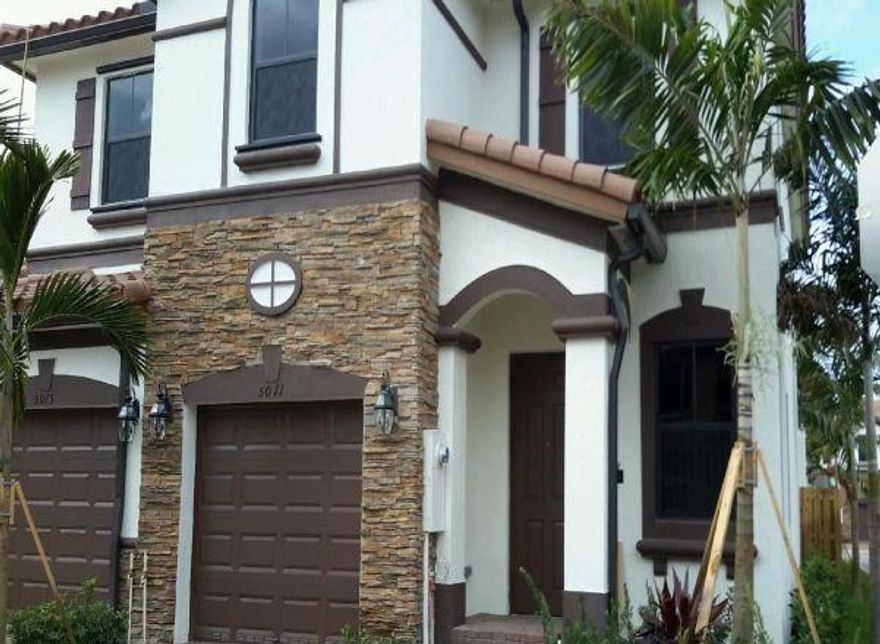 This home really has it all! Large townhome in the center of Davie. Located close to Nova Southeastern and Broward Colleges. Granite counter tops in the kitchen and modern bathroom finishes. Private, fenced-in backyard. Wi-Fi certified home with Washer and Dryer upstairs! Unit was completed in 2019 offering 4 Bedrooms and 2.5 bathrooms, with family room. Inside the gated community of Magnolia Trails built in 2018.