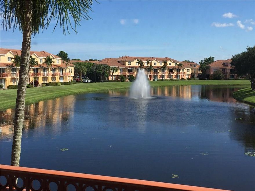 DIRECT LAKE VIEW, GREAT LOCATION, PRICE & LOW HOA! Booming East Delray Resort Style Living! Luxurious, bright & spacious 3/2 Townhouse, one garage, granite counter tops, wood floor, 9ft ceiling. New roof, recently painted in & out, new carpet. Tierra Verde is one of the newest gated community in East Delray, this 10 acres resort style community offers lakes, heated pool, fitness center, runway, business & media room, volleyball, basketball, tennis & pickleball courts, children playground, golf putting, barbecue area & car wash. Walk or minutes by car to the beach, downtown Delray Beach night life, all shopping including restaurants, Trader Joe's,Whole Foods,Target,Home Depot,Publix.. Great schools. 3 Int'l airports & ports at less than an hour, easy access to I95 & Turnpike. Can be Rented